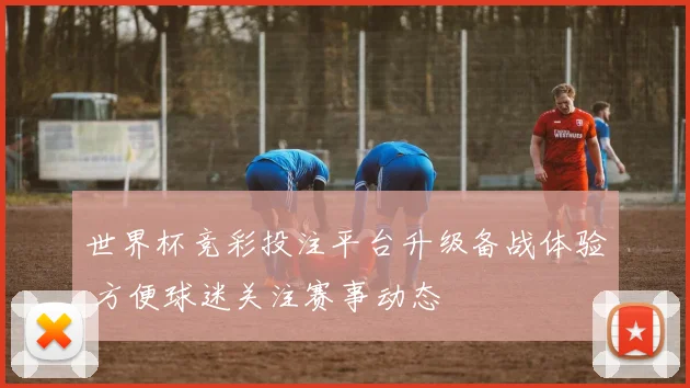 世界杯竞彩投注平台升级备战体验 方便球迷关注赛事动态